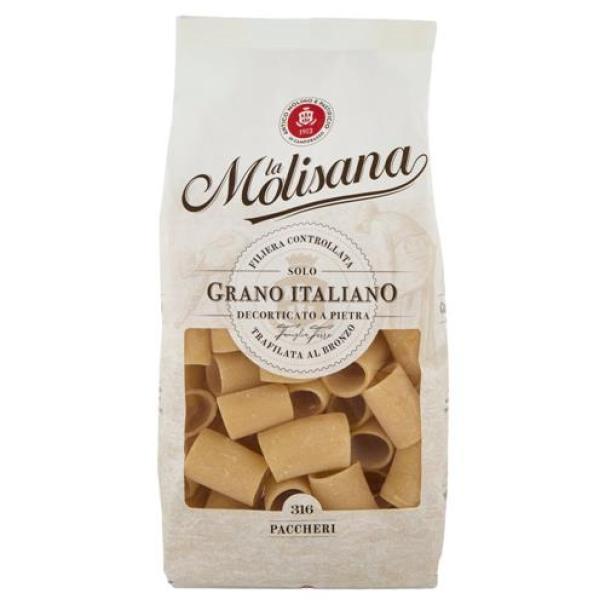 lamolisana, paccheri, pastadigrantoduro, trafilatalbronzo, primipiatti, spesaonline, 500 GR, LA MOLISANA 500 GR, bonta, gusto corposo, qualita, dispensa, piacere, fragranza, prodotti la molisana, 500gr, benessere, 500 GR la molisana paccheri di semola di grano duro trafilati al bronzo 500 gr la molisana - foto 1