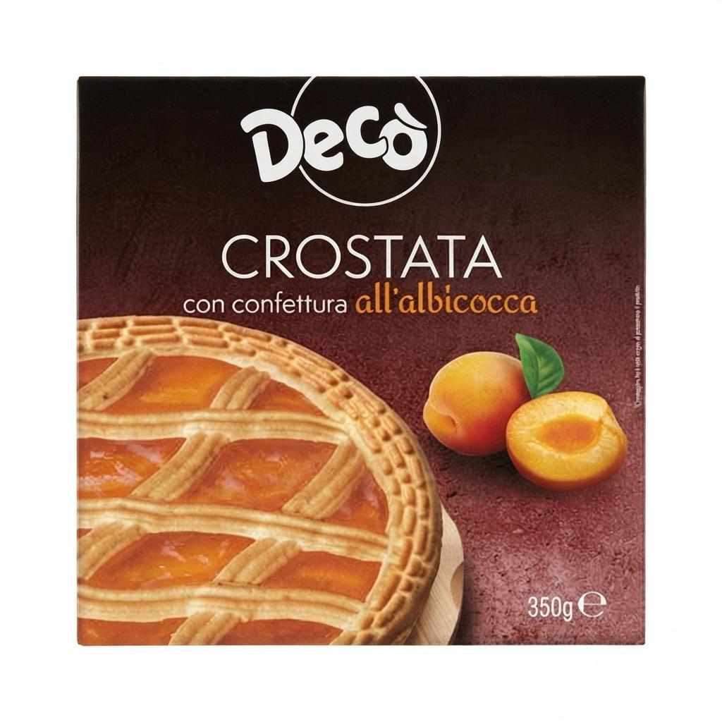 deco' crostata con confettura di albicocca 350 gr decò - foto 1
