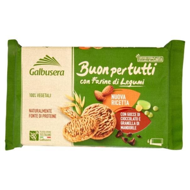 Buon per Tutti Frollini con Farine di Legumi Bio Galbusera Buon per Tutti Frollini con Farine di Legumi Bio Galbusera