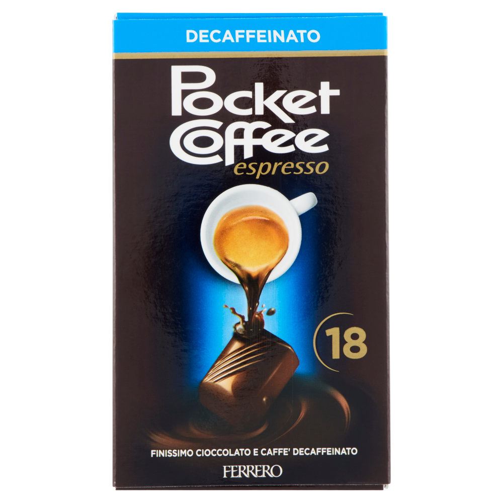 cioccolatini, caffu00e8, espresso, decaffeinato, pocketcoffee, dolcezza, break, pausa, cioccolato, golositu00e0, POCKET COFFEE 225 GR pocket coffe cioccolatini con caffè decaffeinato espresso pocket coffee 225 gr - foto 1