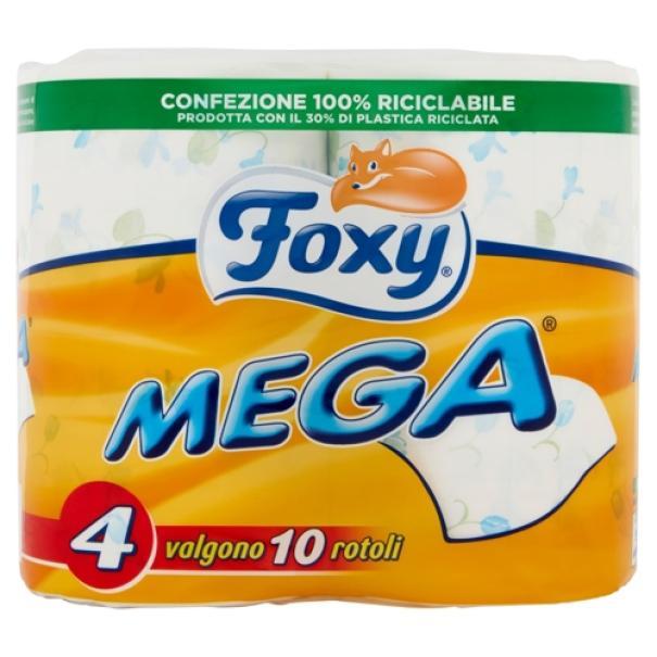Carta Igienica Decorata 2 Veli Mega Foxy 4 rotoli