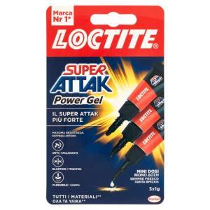 Colla istantanea super attak power gel minitrio
