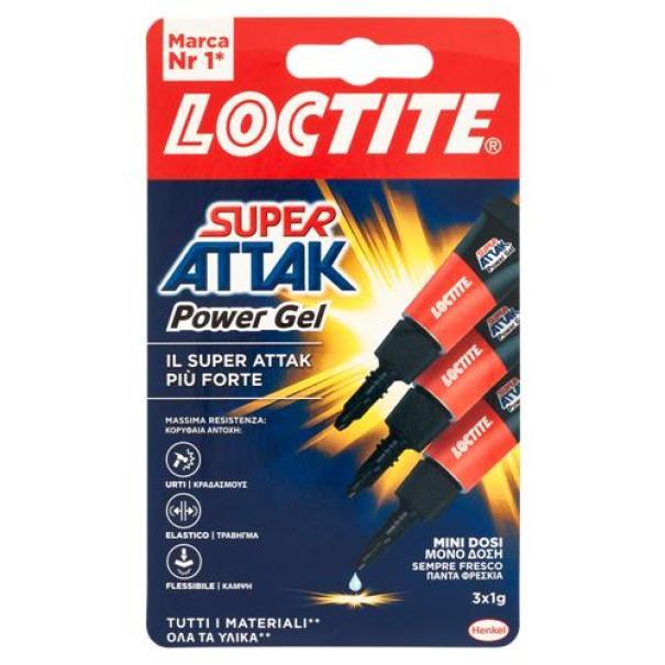 Colla Istantanea Super Attak Power Gel Minitrio Loctite Colla Istantanea Super Attak Power Gel Minitrio Loctite
