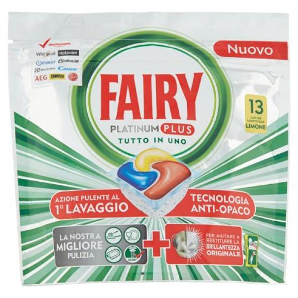 Platinum Plus All in One Capsule per Lavastoviglie al Limone Fairy
