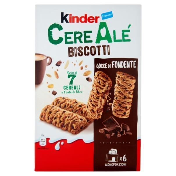 Biscotti ai 7 Cereali con Gocce di Cioccolato Fondente CereAle Kinder