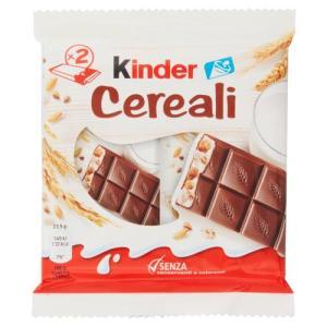 Barrette di cioccolato al latte con cereali formato ridotto