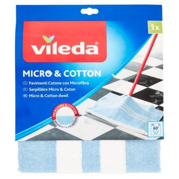 Panno Pavimenti in Cotone e Microfibra Vileda Panno Pavimenti in Cotone e Microfibra Vileda