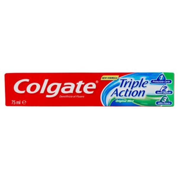 Dentifricio Triple Action Protezione Carie Colgate 75 ml Dentifricio Triple Action Protezione Carie Colgate 75 ml