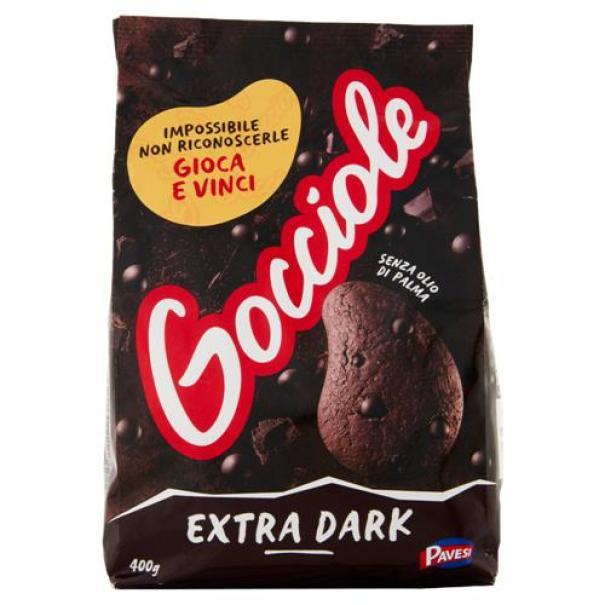 pavesi, gocciole, goccioleextradark, biscottialcioccolato, frollini, colazione, prodottidaforno, spesaonline, 400 GR, PAVESI 400 GR, bonta, gusto cioccolato extra dark, qualita, dispensa, piacere, fragranza, prodotti pavesi, 400gr, benessere, 400 GR pavesi biscotti frollini gocciole extra dark 400 gr pavesi - foto 1