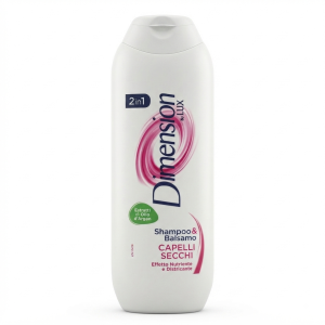Shampoo e balsamo 2 in 1 capelli secchi 250 ml