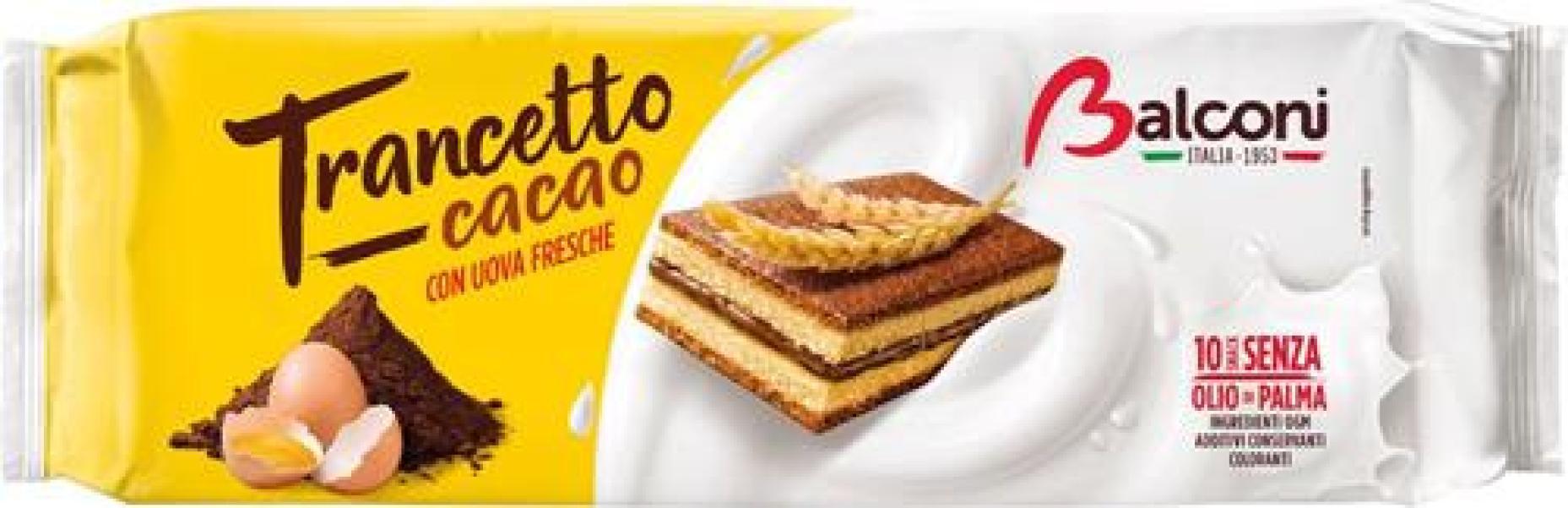 balconi, trancettialcacao, merendine, prodottidaforno, snackgoloso, spesaonline, 280 GR, BALCONI 280 GR, bonta, gusto cacao, qualita, dispensa, piacere, fragranza, prodotti balconi, 280gr, benessere, 280 GR balconi trancetto al cacao 280 gr balconi - foto 1