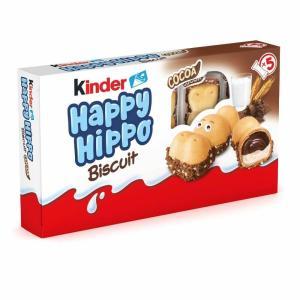 Merendina croccante con cremoso ripieno al cacao  happy hippo 103 gr