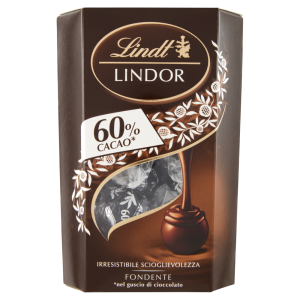 Cioccolato fondente 60%  lindor 200gr