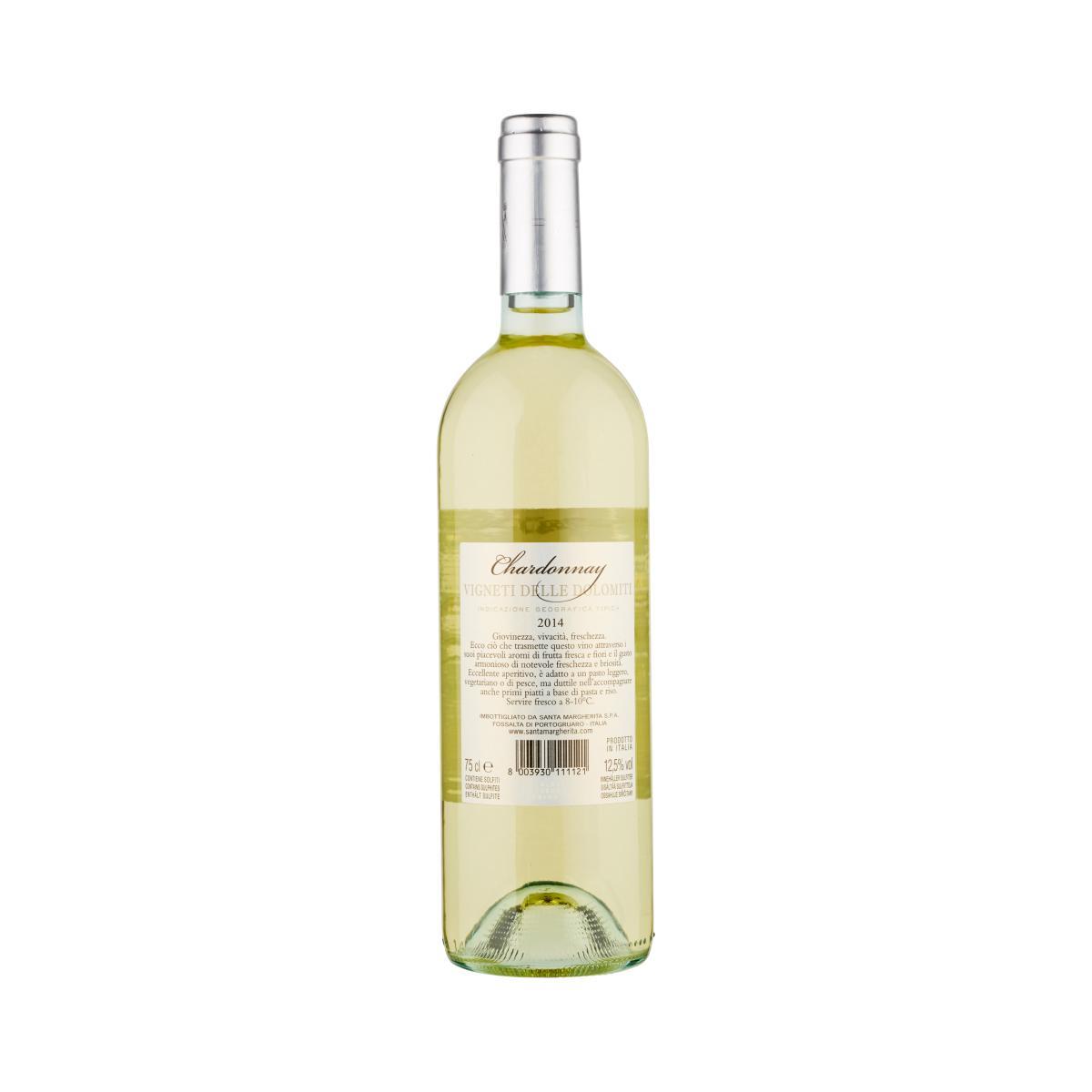 santa margherita vino bianco chardonnay igt elegante e fruttato santa margherita 75 cl - foto 3