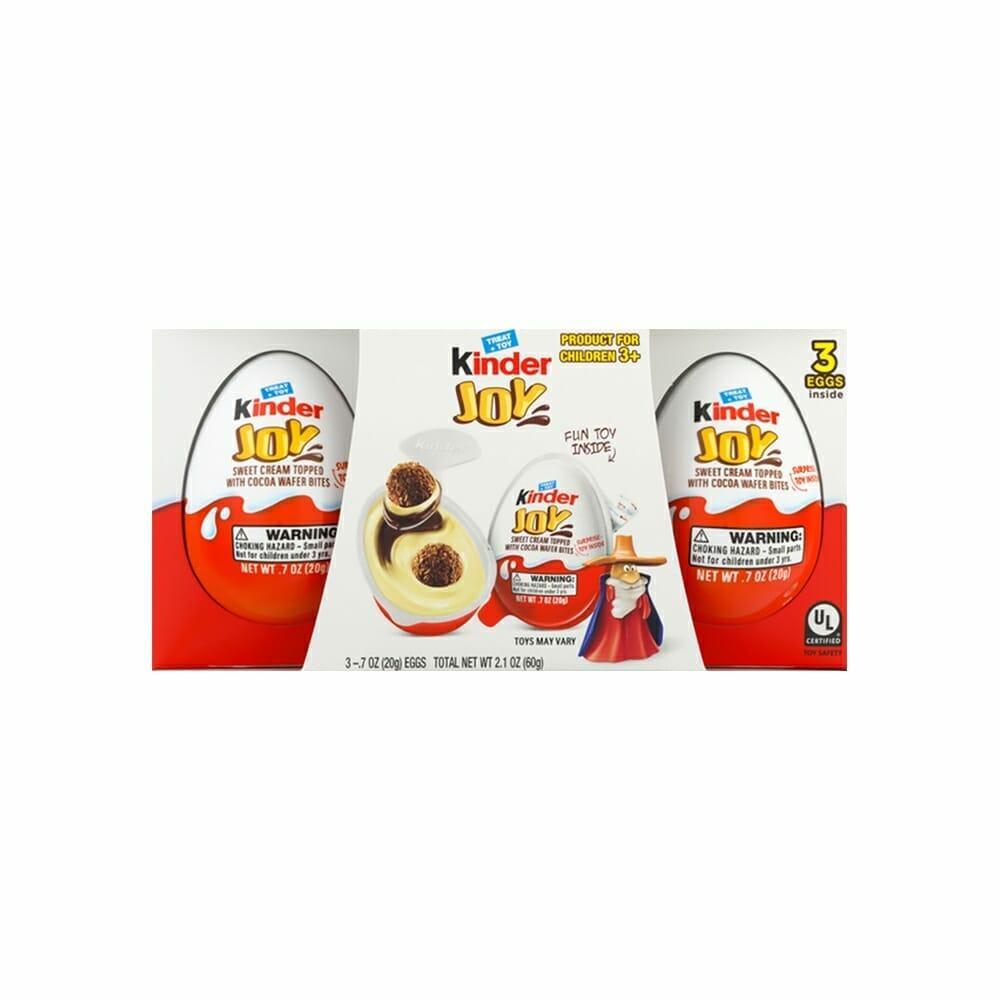 kinder merenda al cioccolato kinder joy 3x20g - foto 1