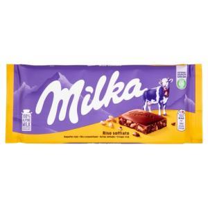 Tavoletta di cioccolato al latte e riso croccante