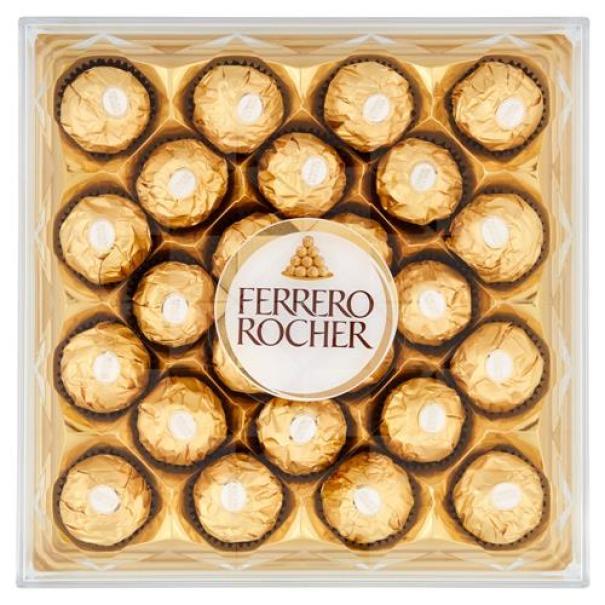 Praline di Cioccolato al Latte e Nocciola Formato Famiglia Rocher Ferrero
