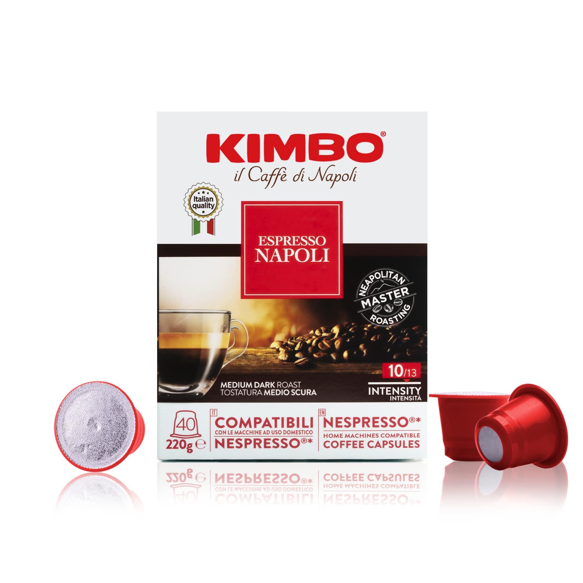 Caffe, CapsuleNespresso, Kimbo, Napoli, EspressoNapoletano, GustoIntenso, Torrefazione, CoffeeLovers, PausaCaffe, EspressoItaliano, CaffeInCapsule, MiscelaIntensa, 220GR, QualitaKimbo, MadeInItaly kimbo capsule di caffè compatibili nespresso napoli kimbo 220 gr - foto 1