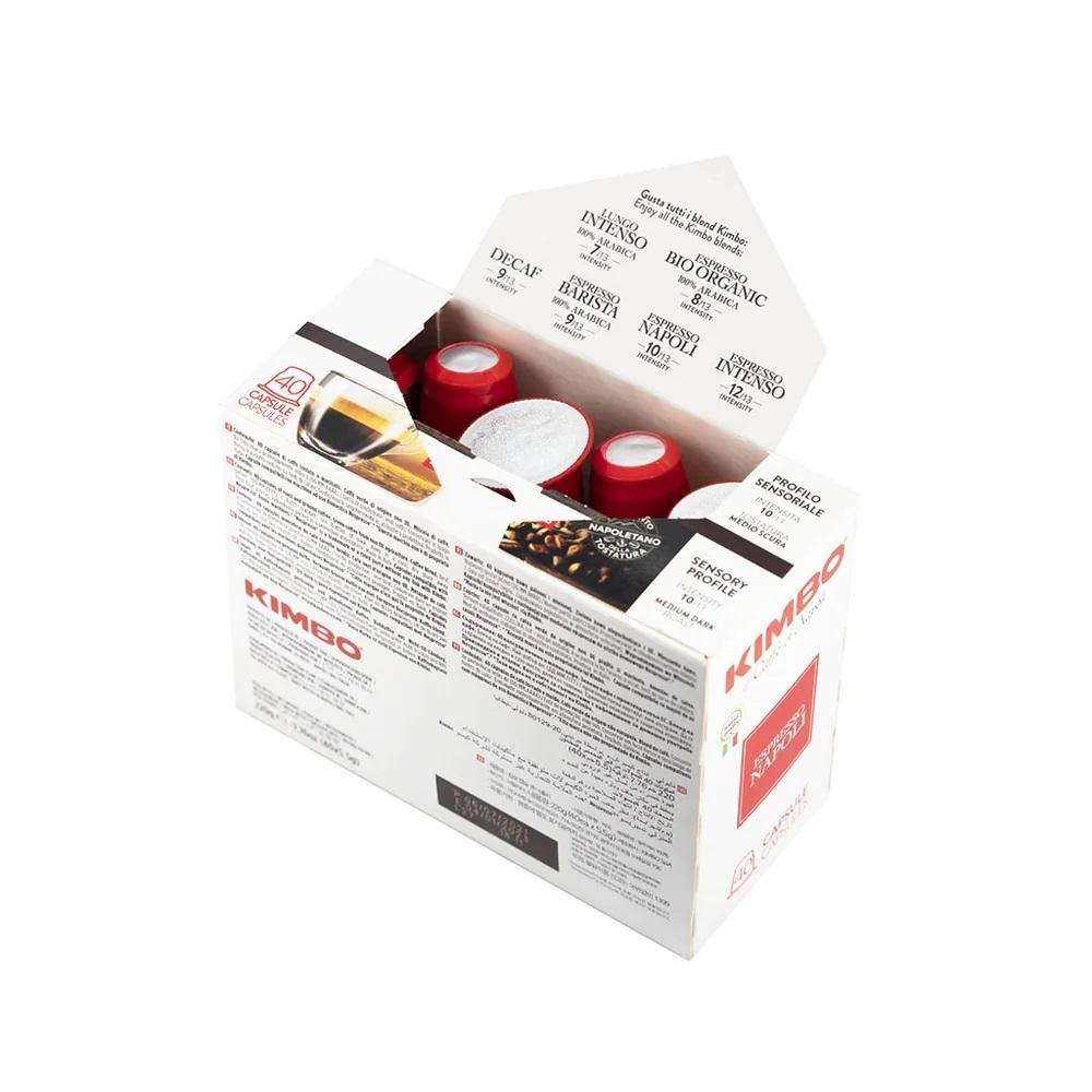 Caffe, CapsuleNespresso, Kimbo, Napoli, EspressoNapoletano, GustoIntenso, Torrefazione, CoffeeLovers, PausaCaffe, EspressoItaliano, CaffeInCapsule, MiscelaIntensa, 220GR, QualitaKimbo, MadeInItaly, 4 kimbo capsule di caffè compatibili nespresso napoli kimbo 220 gr - foto 3