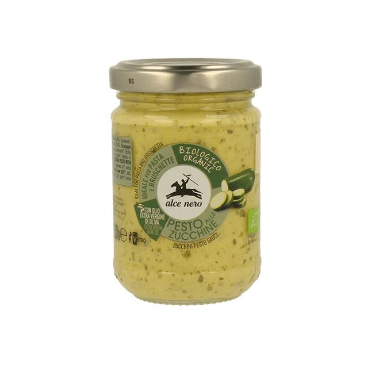 alce nero pesto biologico alle zucchine alce nero 130 gr. - foto 1
