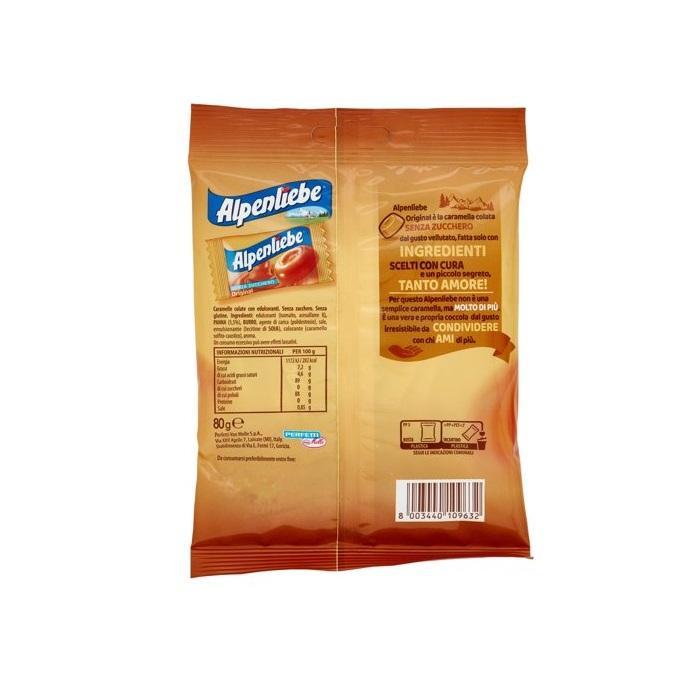 alpenliebe caramelle alpenliebe original senza zucchero busta 80 gr. - foto 2
