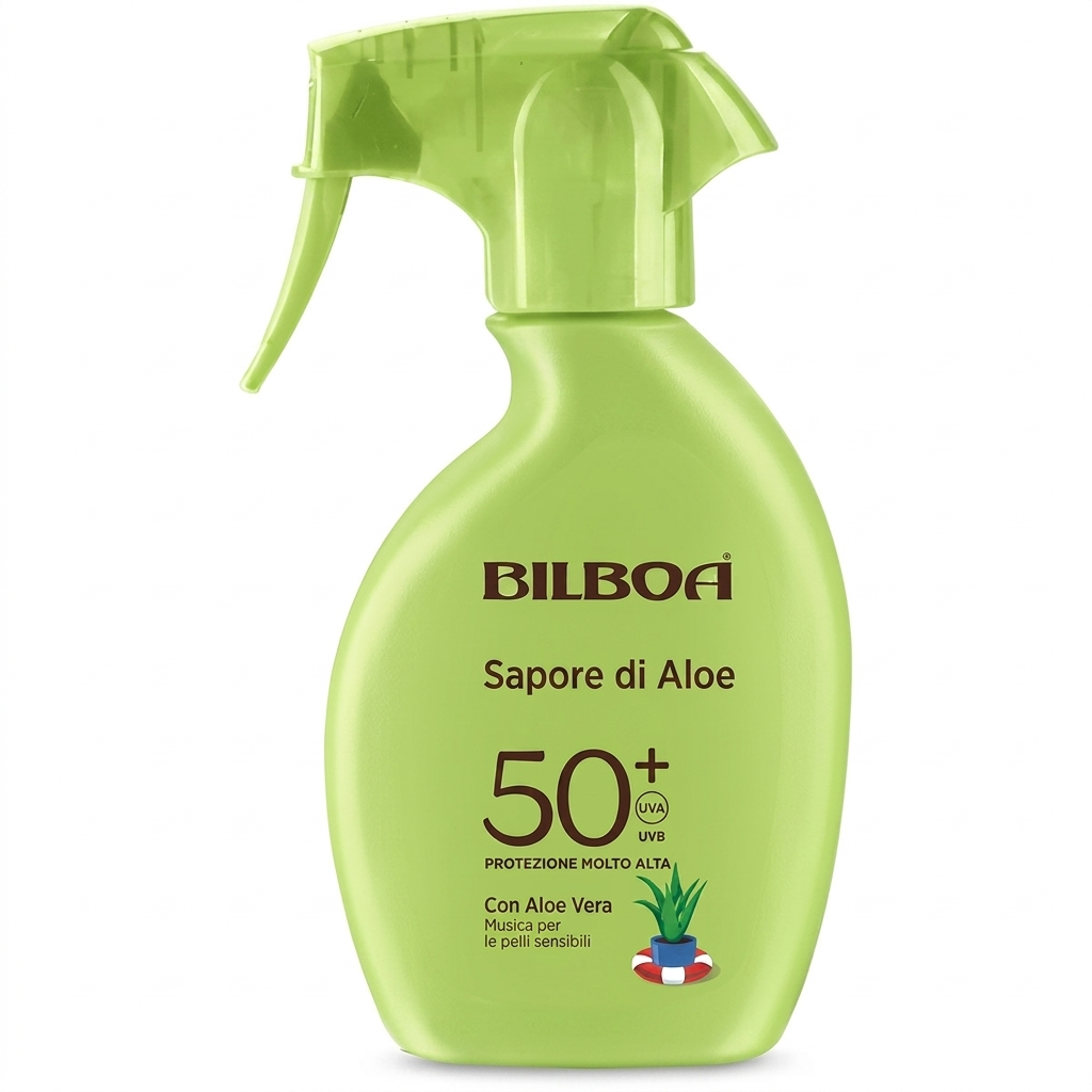 bilboa latte solare protettivo bilboa all'aloe spf50 250 ml. - foto 1
