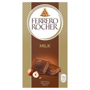Tavoletta di cioccolato al latte con nocciole rocher