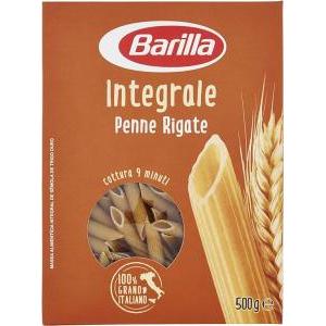 Pasta penne rigate integrali  500gr
