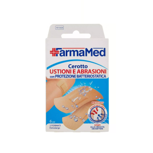 Cerotti xl per ustioni e abrasioni beige  6 pz.