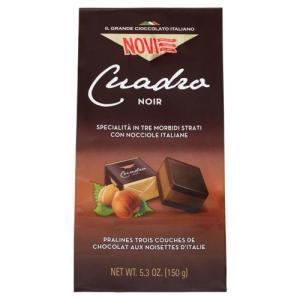 Praline al cioccolato fondente cuadro noir  150 gr