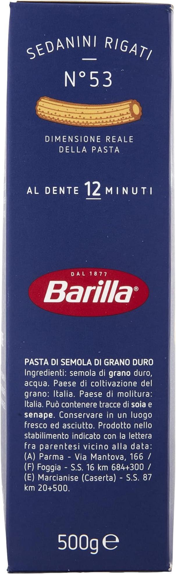 barilla pasta sedanini rigati barilla 500 gr - foto 5
