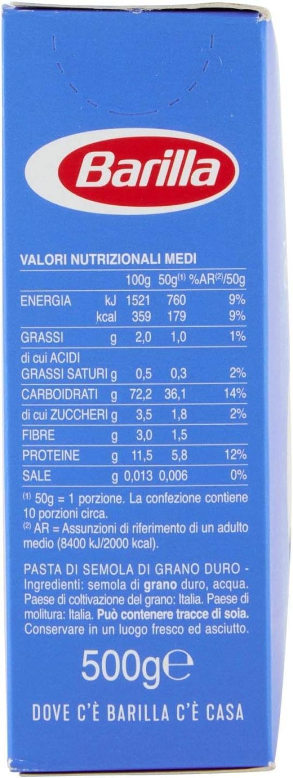 barilla pasta tempestine barilla 500 gr - foto 2