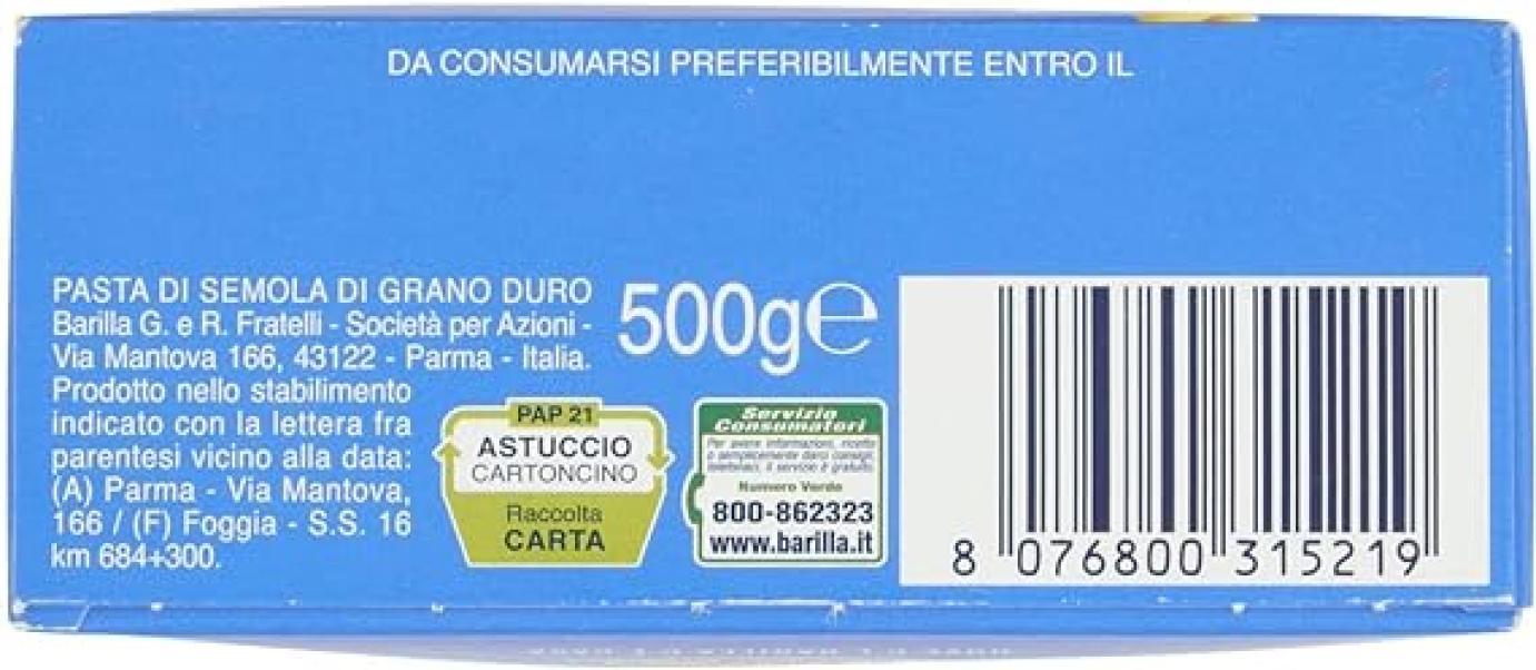 barilla pasta tempestine barilla 500 gr - foto 6