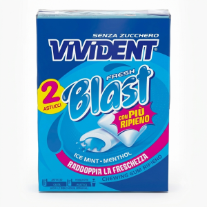 Gomme da masticare  blast blue 2x30 gr.