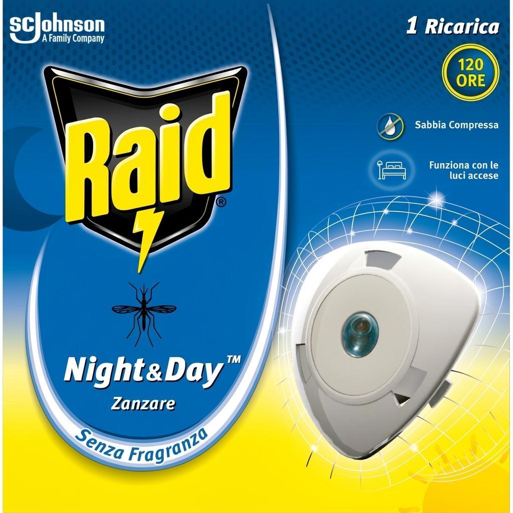 raid, nighteday, zanzare, protezione, casa, igiene, spesaonline, 1 RICARICA, RAID RICARICA, bonta, efficacia, qualita, dispensa, protezione insetti, piacere, prodotti raid, insetti volanti, ambiente protetto, zanzara tigre raid ricarica raid night & day zanzare 1 pezzo - foto 1