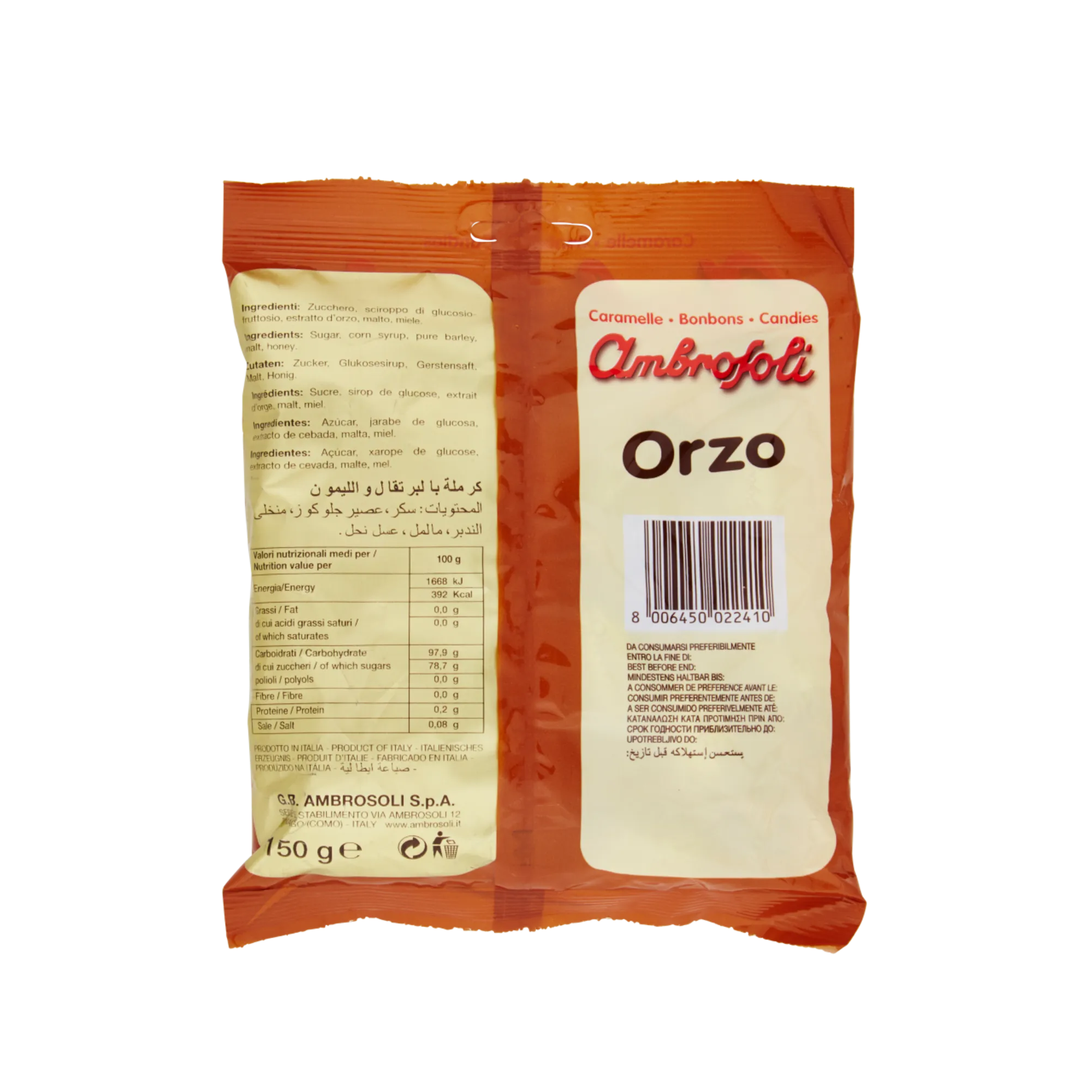 ambrosoli, caramelle, orzo, dolciumi, snack, caramelleallorzo, tradizioni, golositu00e0, pausa, food, instafood, qualitu00e0, bontu00e0, 150 GR, 3 ambrosoli caramelle al gusto orzo ambrosoli 150 gr - foto 3