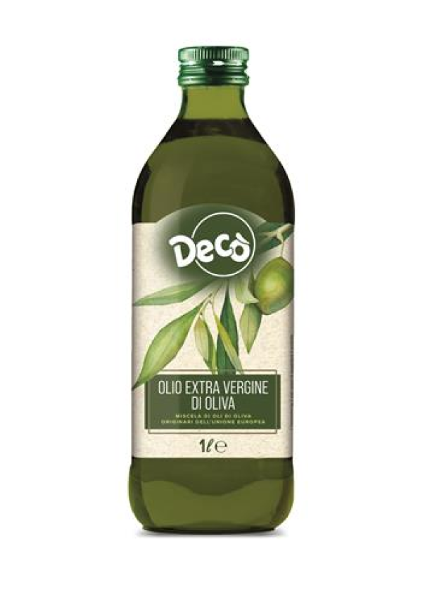 deco, olio, olio extra vergine di oliva, extra vergine, condimento, olio italiano, cucina mediterranea, spesa online, 1 LT, DECO 1 LT, olio deco, olio d'oliva, alta qualitu00e0, dispensa deco' olio extra vergine di oliva deco 1lt - foto 1
