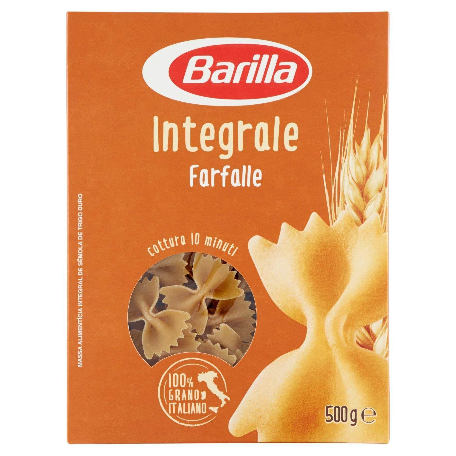 barilla, farfalle, integrali, pastaintegrale, pasta, benessere, fibre, grano, cucinaitaliana, tradizioni, food, instafood, primo, gourmet, qualitu00e0, bontu00e0, 500 GR barilla pasta farfalle integrali barilla 500 gr - foto 1