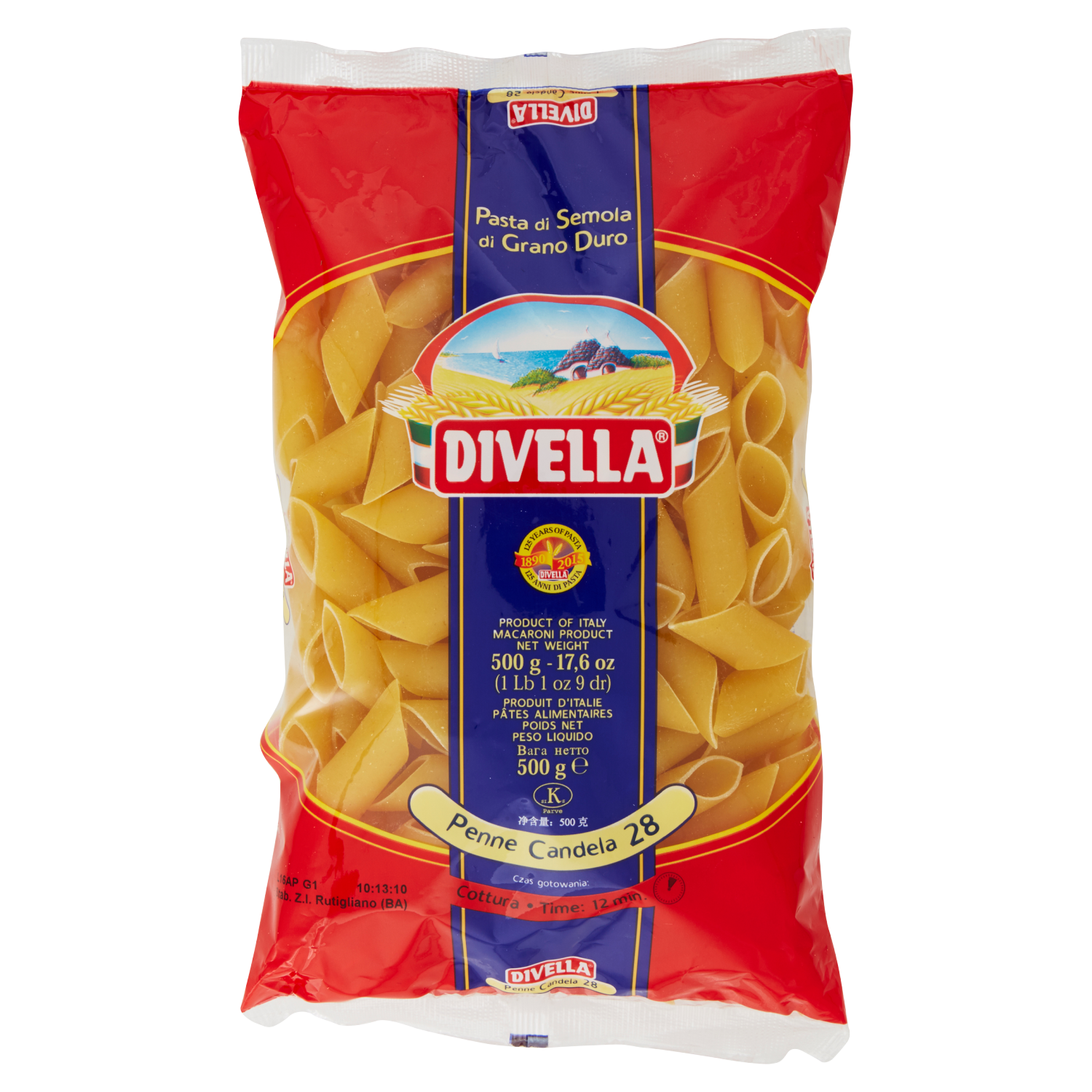 divella pasta penne candela divella 500 gr - foto 1