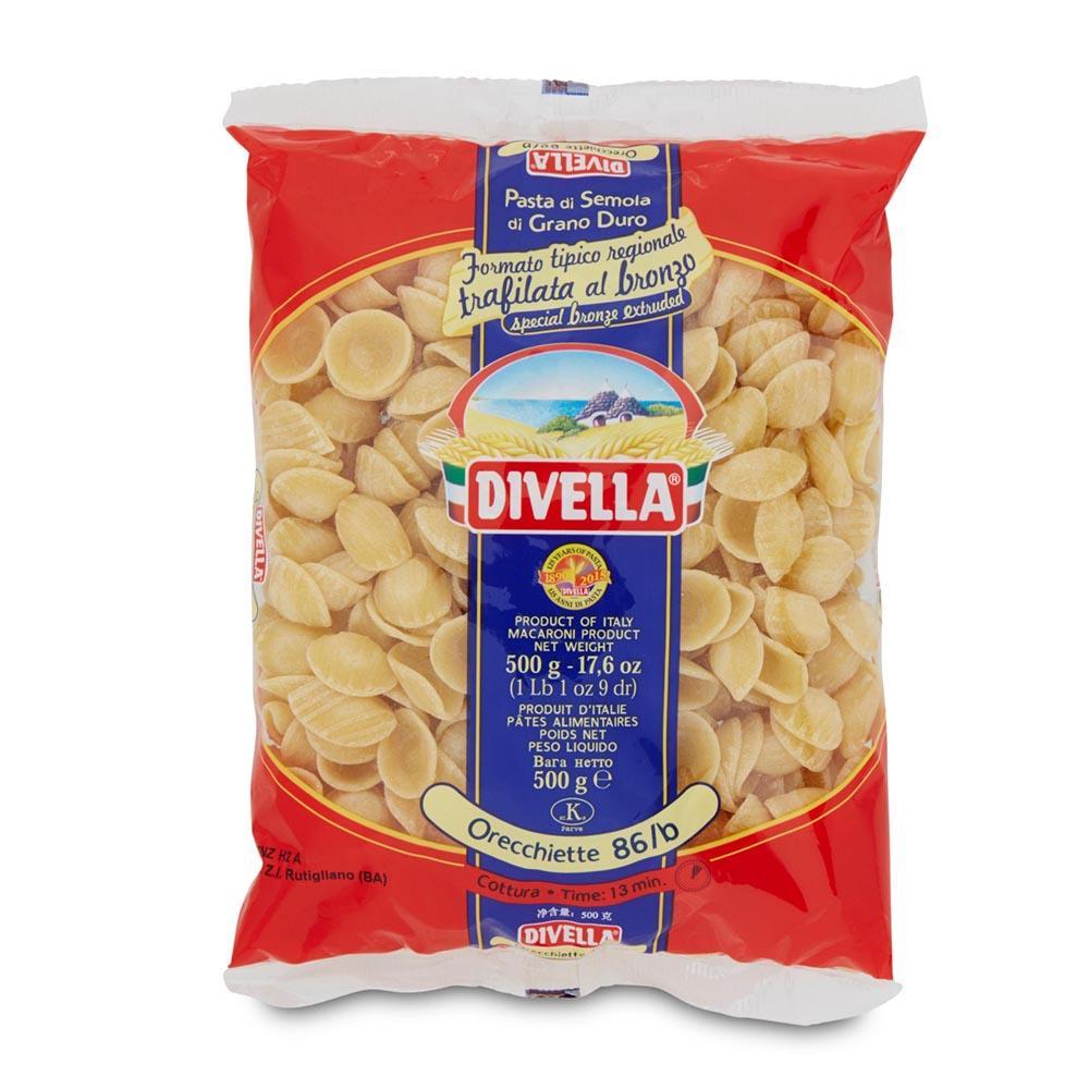 divella, orecchiette, pasta, pastasecca, grano, trafilataalbronzo, cucinaitaliana, tradizioni, puglia, food, instafood, primo, gourmet, qualitu00e0, bontu00e0, 500 GR divella pasta orecchiette n. 86b divella 500 gr - foto 1
