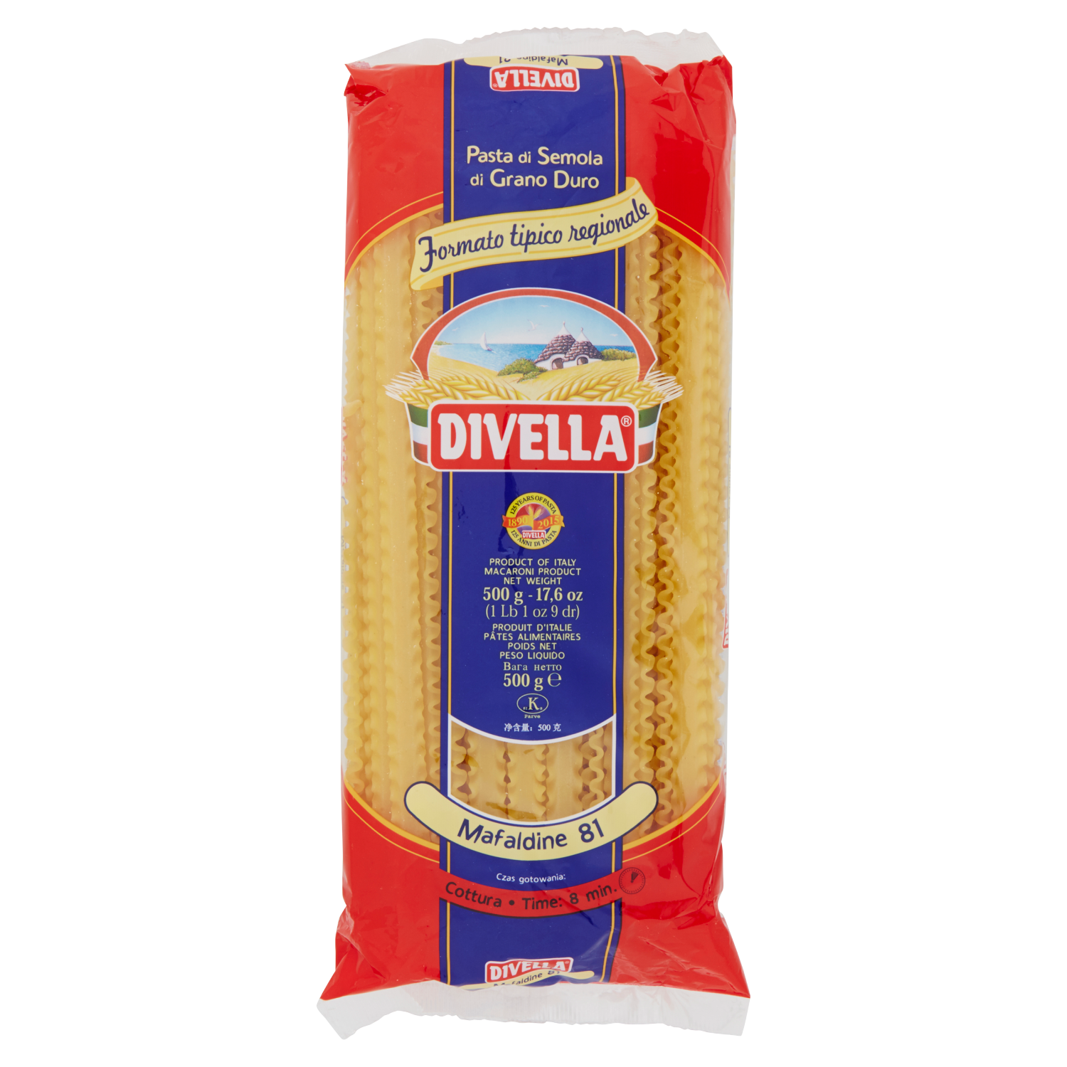 divella pasta rotelle divella 500 gr - foto 1