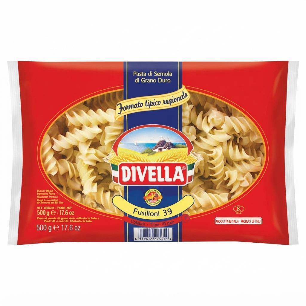 divella divella pasta fusilloni 500 gr - foto 1