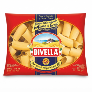 Pasta di semola di grano duro formato paccheri napoletani  500 gr.