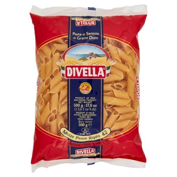 Mezze Penne Rigate n. 42 Divella 500 g Mezze Penne Rigate n. 42 Divella 500 g