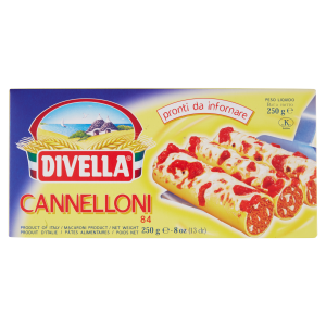 Cannelloni di semola  250 g – pasta di grano duro 100 % italiano trafilata al bronzo