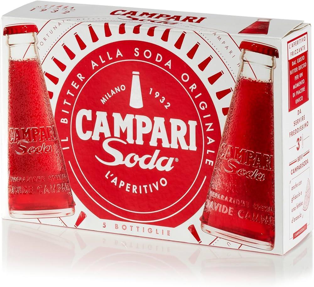 aperitivo-soda-campari-5-x-9-8-cl campari aperitivo soda campari 5x9,8 cl - foto 1