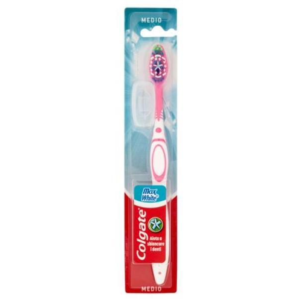colgate spazzolino da denti max white setole medie colgate 1 pz - foto 1 colgate spazzolino da denti max white setole medie colgate 1 pz - foto 1
