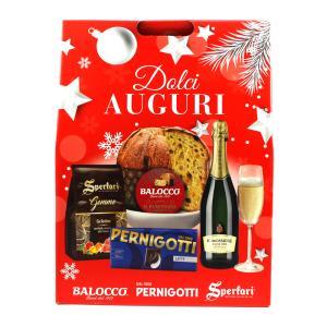 Confezione prodotti da tavola per natale dolci auguri  4 pz