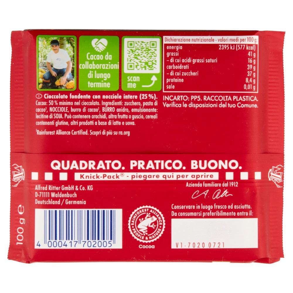 ritter sport tavoletta cioccolato al biscotto ritter sport 100 gr - foto 2