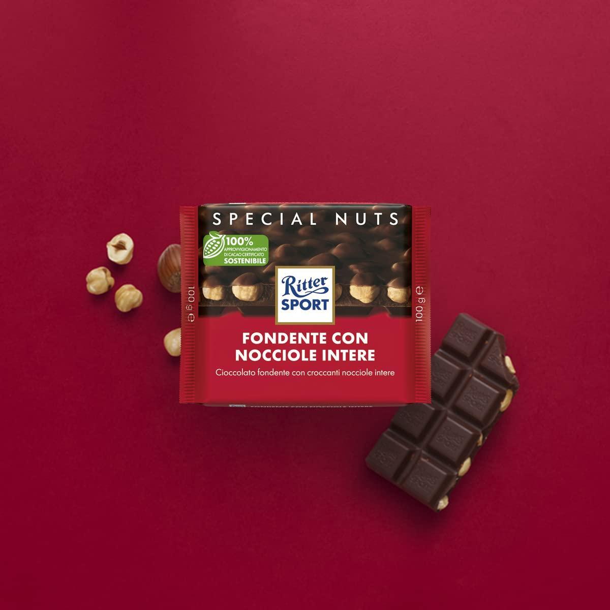 ritter sport tavoletta cioccolato al biscotto ritter sport 100 gr - foto 3